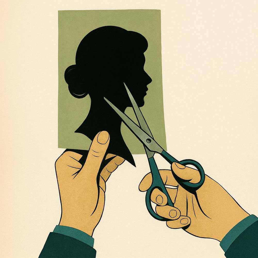 perguntas frequentes silhuetista — ilustracion silueta